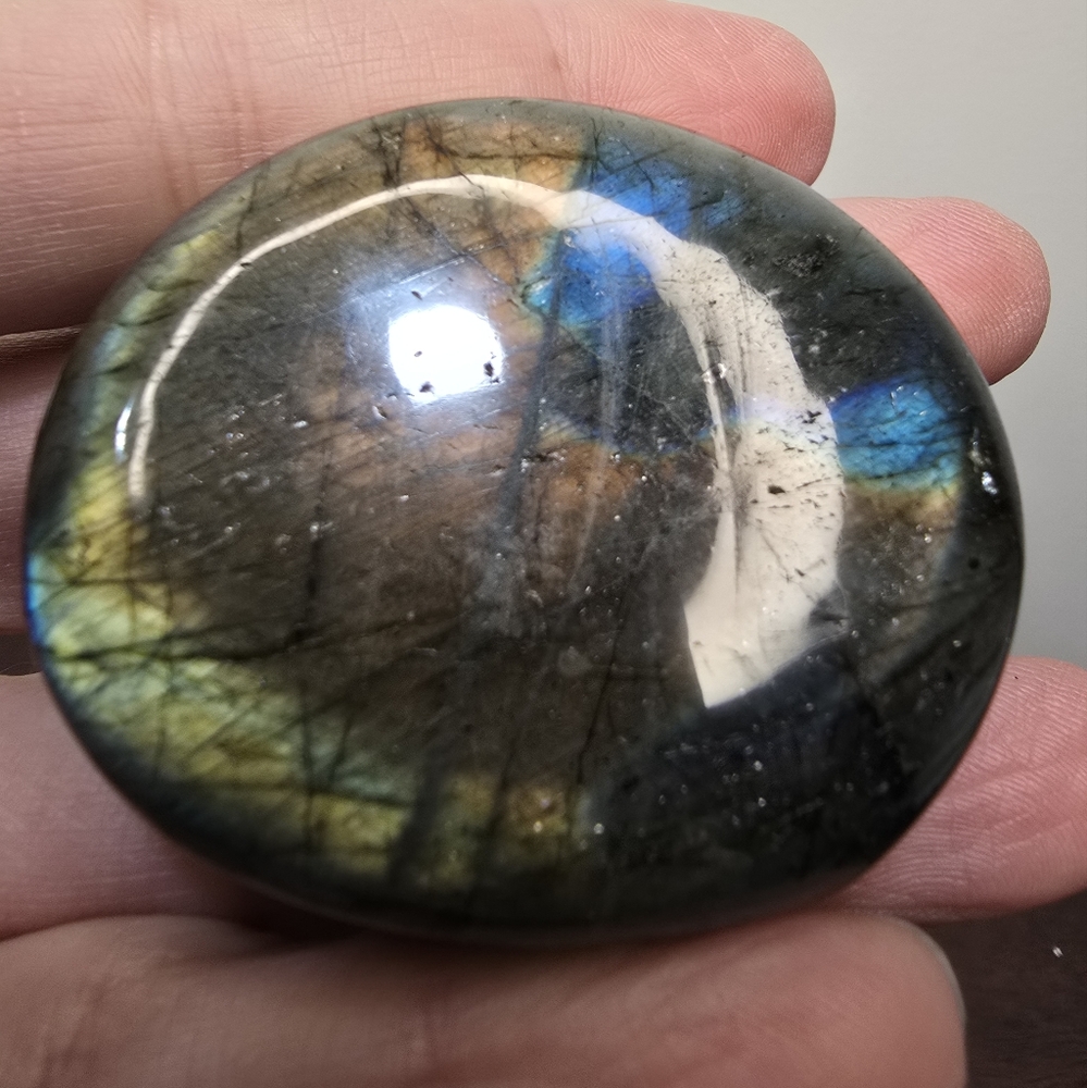 Labradorite Crystal Palmstone